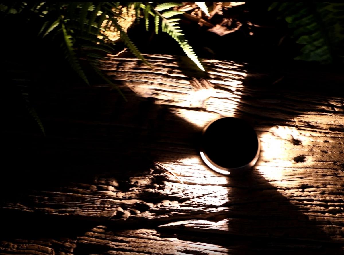 A 3 way version positioned in decking in our old show space 